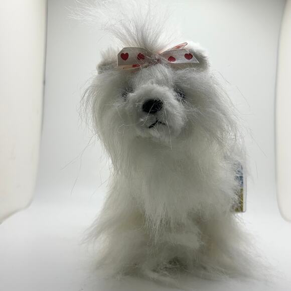 GANZ Other - Ganz Webkinz Lil Kinz HS070 Yorkie Stuffed Animal - White and Pink Dog Toy